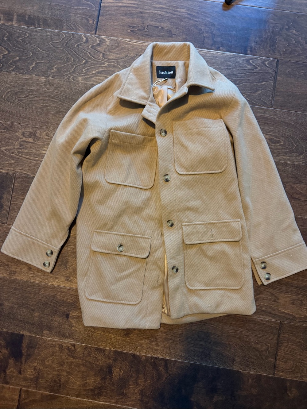 Fashion Label Beige Field Jacket